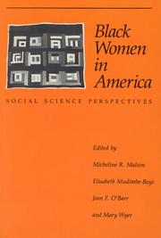 Cover of: Black Women in America by Micheline R. Malson