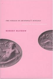 Cover of: The female in Aristotle's biology: reason or rationalization