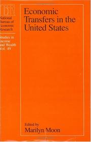 Cover of: Economic transfers in the United States by edited by Marilyn Moon.