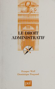 Le droit administratif by Prosper Weil