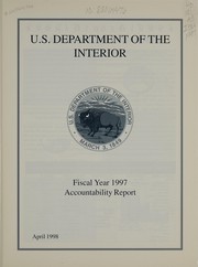 Cover of: Fiscal year 1997: accountability report