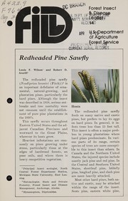 Redheaded pine sawfly by L.F. Wilson