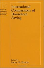 Cover of: International comparisons of household saving