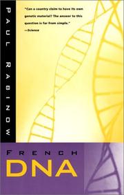 French DNA by Paul Rabinow