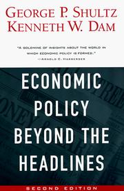 Cover of: Economic policy beyond the headlines