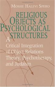 Religious objects as psychological structures by Moshe HaLevi Spero
