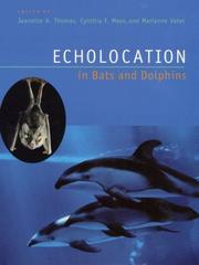 Cover of: Echolocation in Bats and Dolphins | 