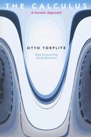 The calculus by Otto Toeplitz