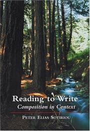 Cover of: Reading to write by Peter Elias Sotiriou