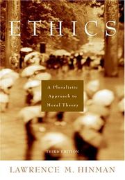 Cover of: Ethics by Lawrence M. Hinman, Lawrence M. Hinman