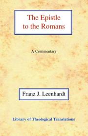 Cover of: The Epistle to the Romans (Library of Theological Translations)