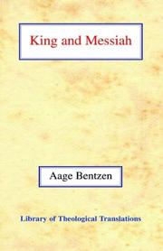 Cover of: King and Messiah (Library of Theological Translations)