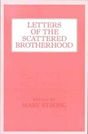 Cover of: Letters of the Scattered Brotherhood