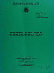 Cover of: Fifth report on the situation of human rights in Guatemala
