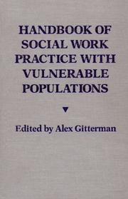 Cover of: Handbook of social work practice with vulnerable populations