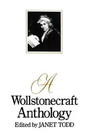 Cover of: A Wollstonecraft anthology by Mary Wollstonecraft