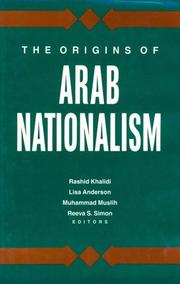 Cover of: The origins of Arab nationalism by edited by Rashid Khalidi ... [et al.].