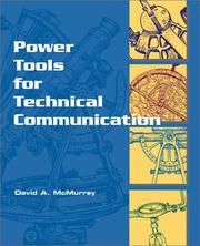 Cover of: Power tools for technical communication by David A. McMurrey