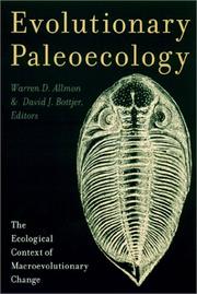 Cover of: Evolutionary Paleoecology