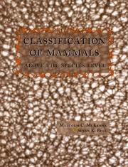 Cover of: Classification of Mammals