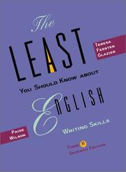 Cover of: The Least You Should Know About English Writing Skills