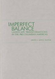 Cover of: Imperfect Balance by David L. Lentz