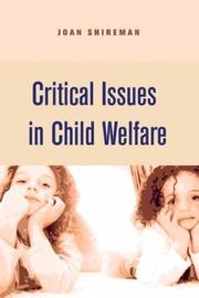 Cover of: Critical Issues in Child Welfare