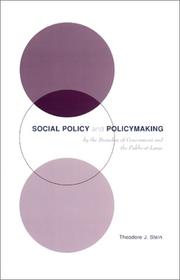 Cover of: Social Policy & Policymaking by the Branches of Government and the Public-at-Large