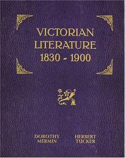 Victorian literature, 1830-1900 by Dorothy Mermin, Herbert F. Tucker, Tucker