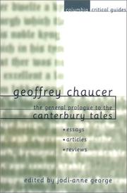 Cover of: Geoffrey Chaucer by edited by Jodi-Anne George.