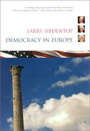Cover of: Democracy in Europe