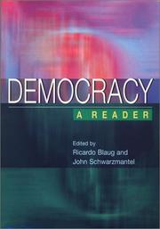 Cover of: Democracy by 