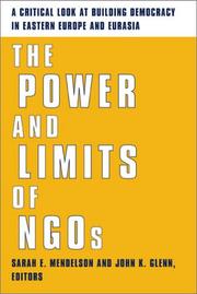 Cover of: The Power and Limits of NGOs