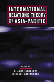Cover of: International Relations Theory and the Asia-Pacific