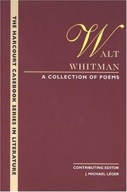 Cover of: Walt Whitman, a collection of poems by contributing editor, J. Michael Léger.