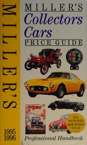 Cover of: Miller's Collectors Cars Price Guide 1995-96
