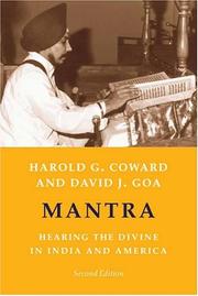 Cover of: Mantra by Harold G. Coward, David Goa