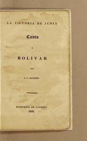Cover of: La victoria de Junin by José Joaquín de Olmedo