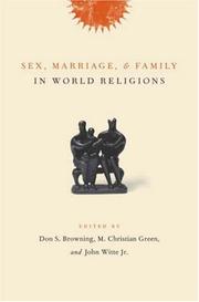 Cover of: Sex, marriage, and family in the world religions