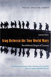 Cover of: Iraq Between the Two World Wars by Reeve Spector Simon