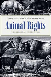 Cover of: Animal rights: a historical anthology
