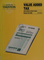 Cover of: Value added tax