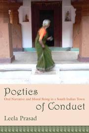 Cover of: Poetics of Conduct by Leela Prasad