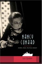 Cover of: Nancy Cunard by Lois Gordon