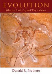 Cover of: Evolution: What the Fossils Say and Why It Matters
