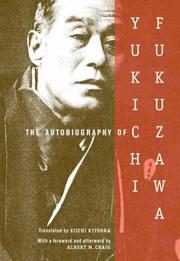 Cover of: The Autobiography of Yukichi Fukuzawa by Fukuzawa, Yukichi