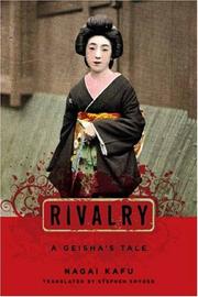 Cover of: Rivalry: A Geisha's Tale (Japanese Studies Series)