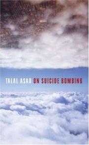 Cover of: On Suicide Bombing (The Wellek Library Lectures) by Talal Asad