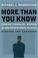 Cover of: More Than You Know