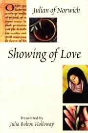 Cover of: Showing of Love by Julian, Julian of Norwich